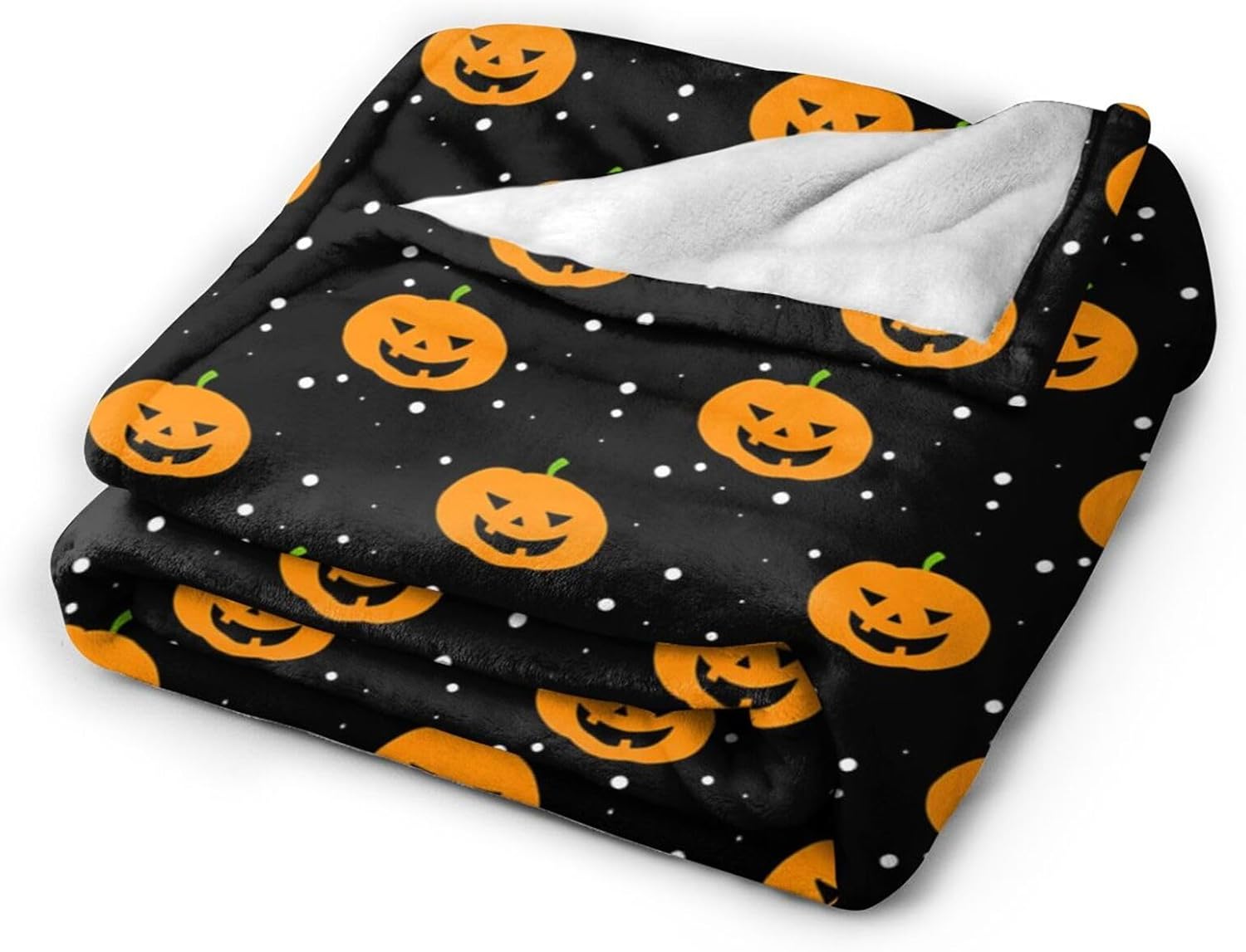 Manta de microforro polar ultrasuave para Halloween, ligera, mullida y cálida, manta de franela de Halloween para sofá, cama, sala de estar, 50 x 40