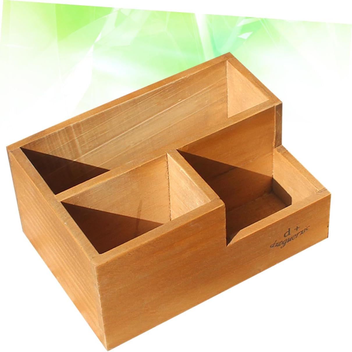 Yardwe 2 Pcs 3 Wood Desk Wooden Trinket Case Wooden Flower Pot Home Plant Container Garden Succulent Planter Jewelry Dresser Case Decorative Plants