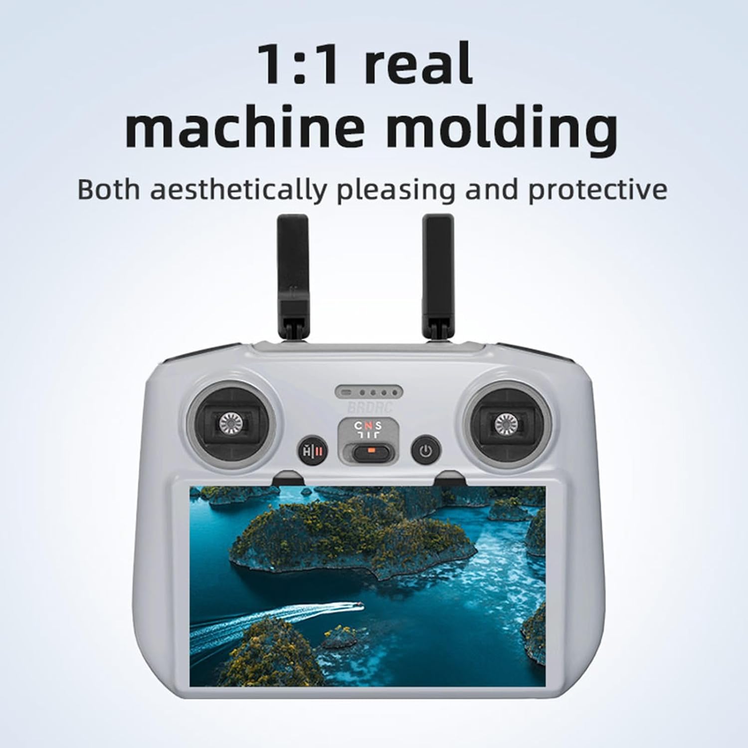 RC 2 Funda protectora de silicona para DJI Mini 4 ProAir 3 Accesorios, compatible con mando a distancia DJI RC 2 (negro)