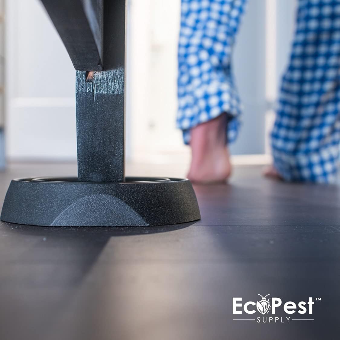 ECOPEST Interceptores de chinches de cama  Paquete de 12  Trampas interceptoras para bloqueadores de chinches (Pro)  Trampa de insectos, monitor y