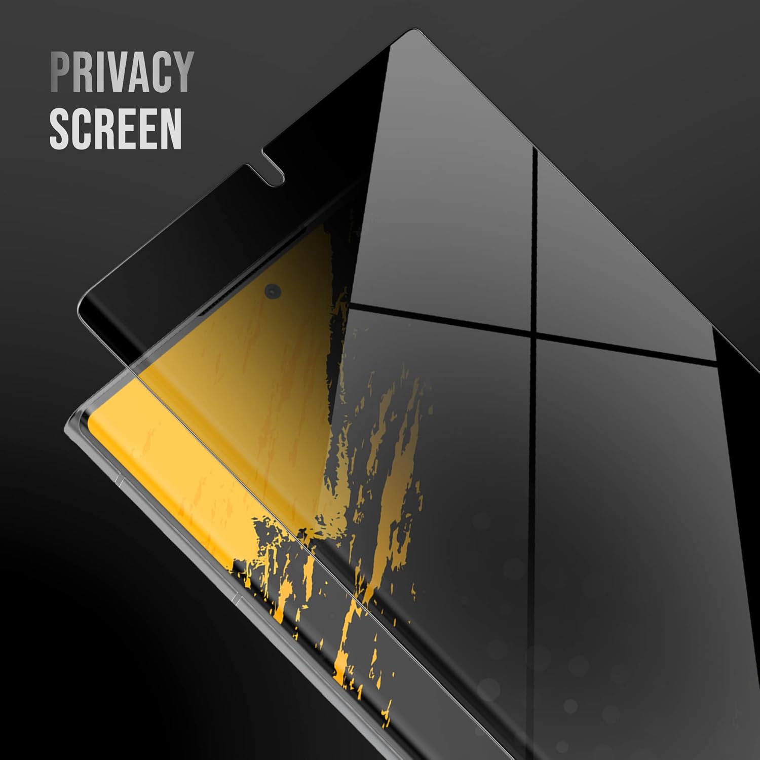 magglass MagFlex Privacy+ – Protector de pantalla para Samsung Galaxy S23 ULTRA (compatible con huellas dactilares), protector de privacidad