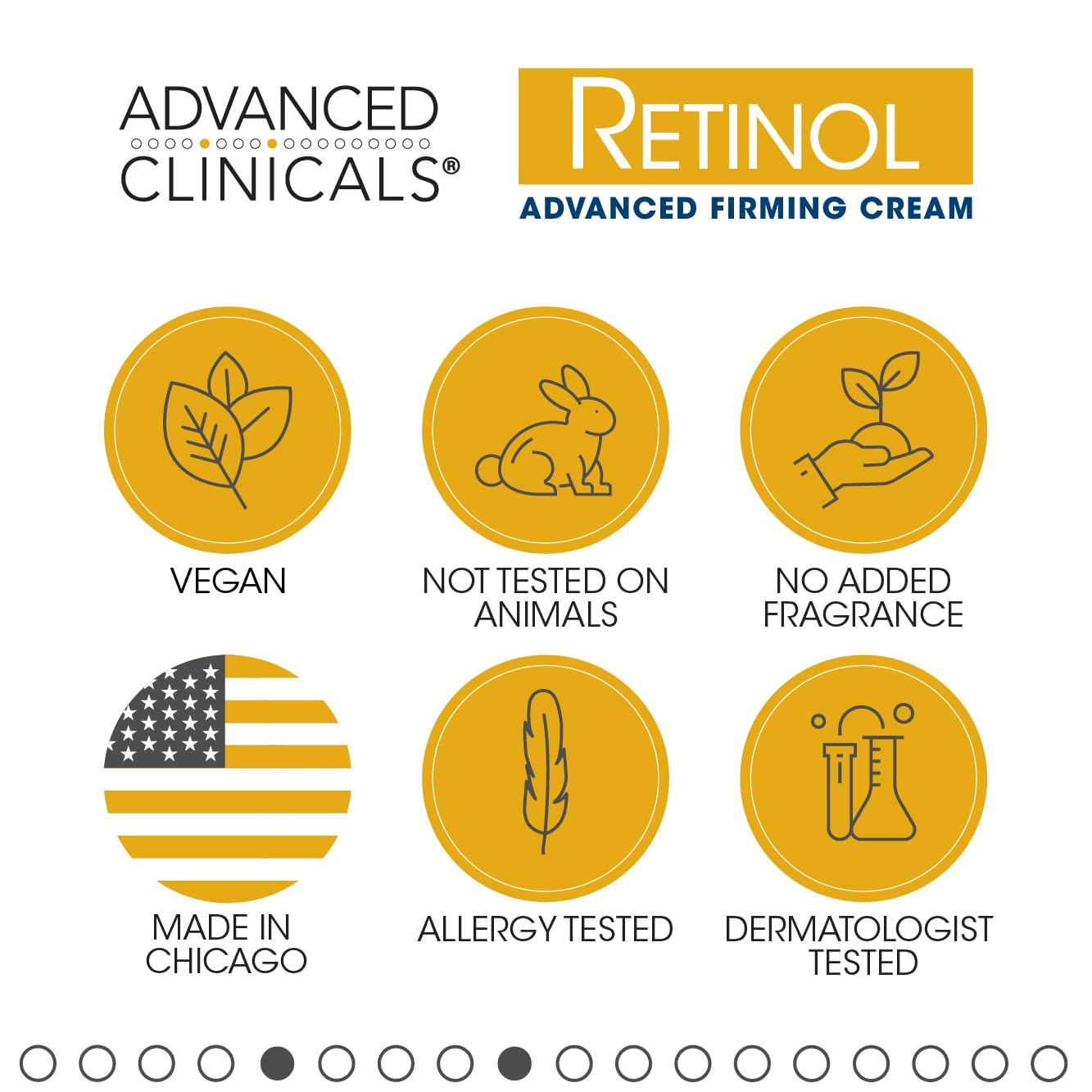 Advanced Clinicals Set de 2 lociones corporales de retinol + crema de aceite de coco, loción facial hidratante y crema corporal  Tratamiento para el