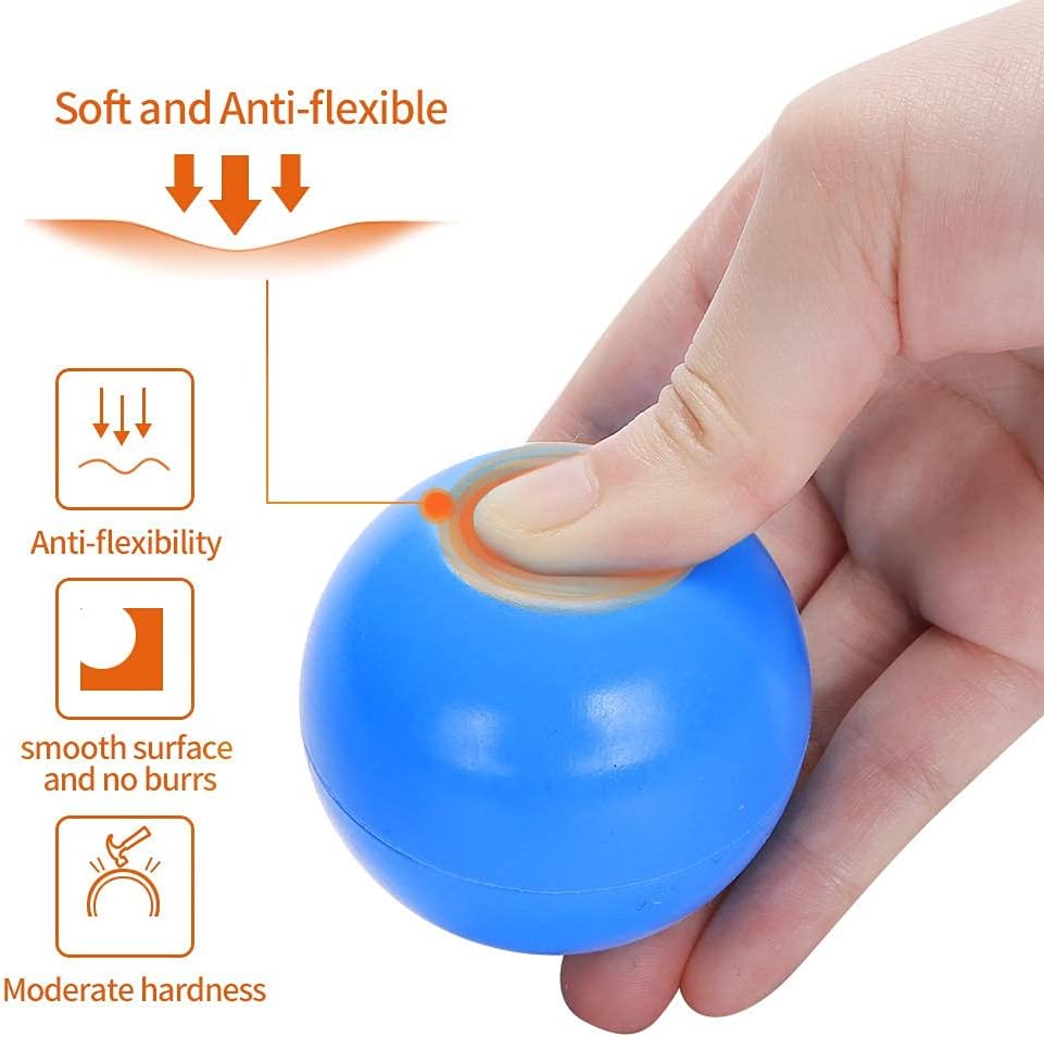 PlayMaty Pelotas para piscinas de bolas, sin ftalatos, sin BPA, coloridas, de plástico, para jugar al océano, pelotas de piscina para niños,