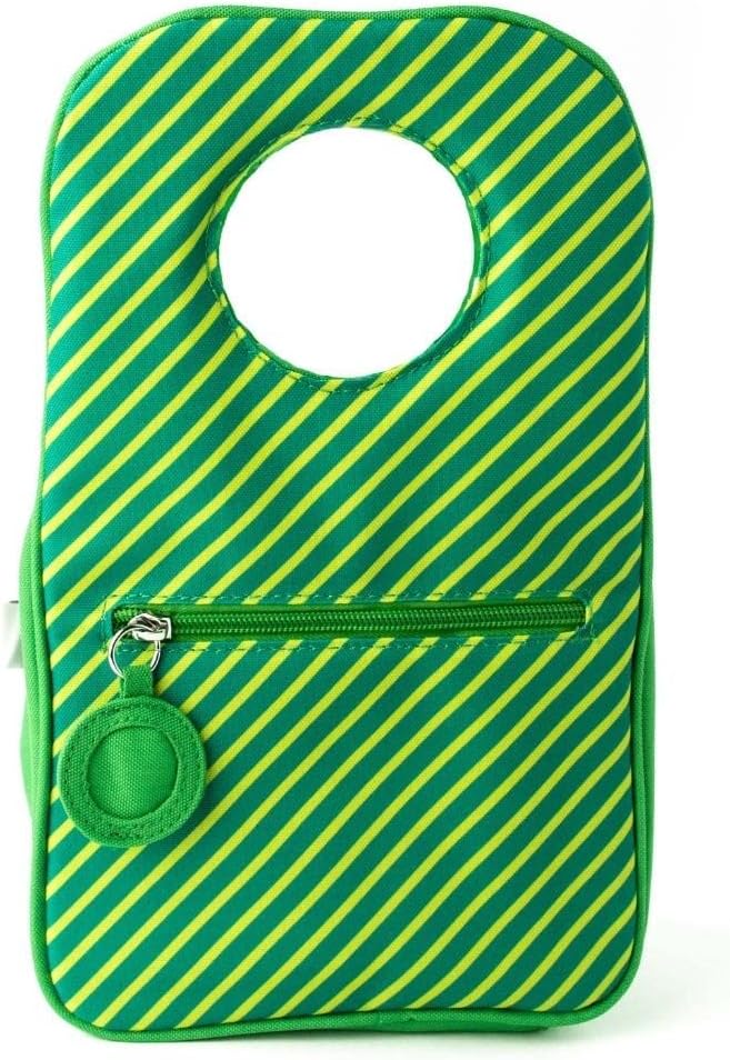 Bolsa de almuerzo aislada de diseño, bolsa enfriadora verde reutilizable para alimentos y bebidas, perfecta para mujeres, hombres y niños, elegante