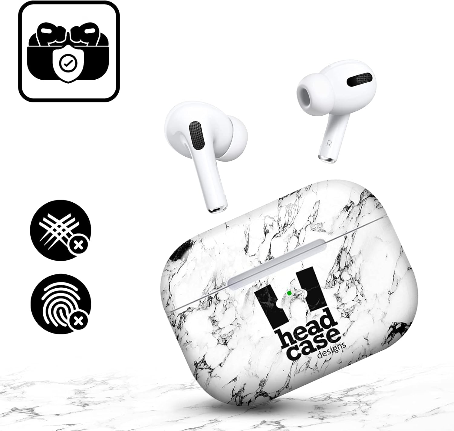 Head Case Designs Calcomanía de vinilo con licencia oficial de Scooby-Doo Scoob Mystery Inc. compatible con Apple AirPods Pro