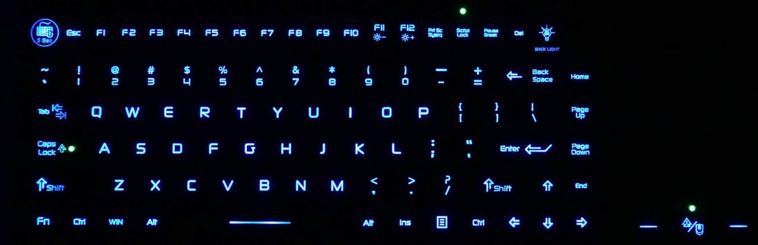 DSI Teclado retroiluminado del silicón del LED con el número combinadoel cojín táctil IP68 industrial IKB700BL