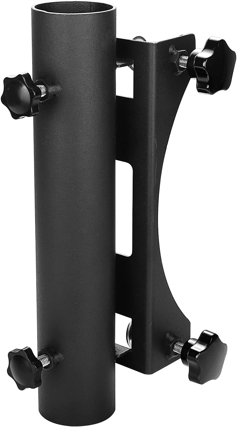 Soporte resistente para sombrilla de patio, soporte de paraguas de banco, soporte de paraguas con clip fijo para cubierta, barandillas, playa,
