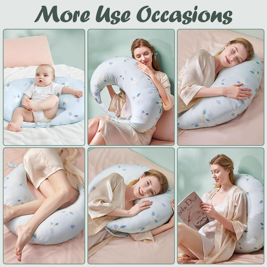 Dyoart Funda de almohada de lactancia para bebé, fundas suaves personalizadas, funda de almohada de lactancia materna con nombre personalizado para