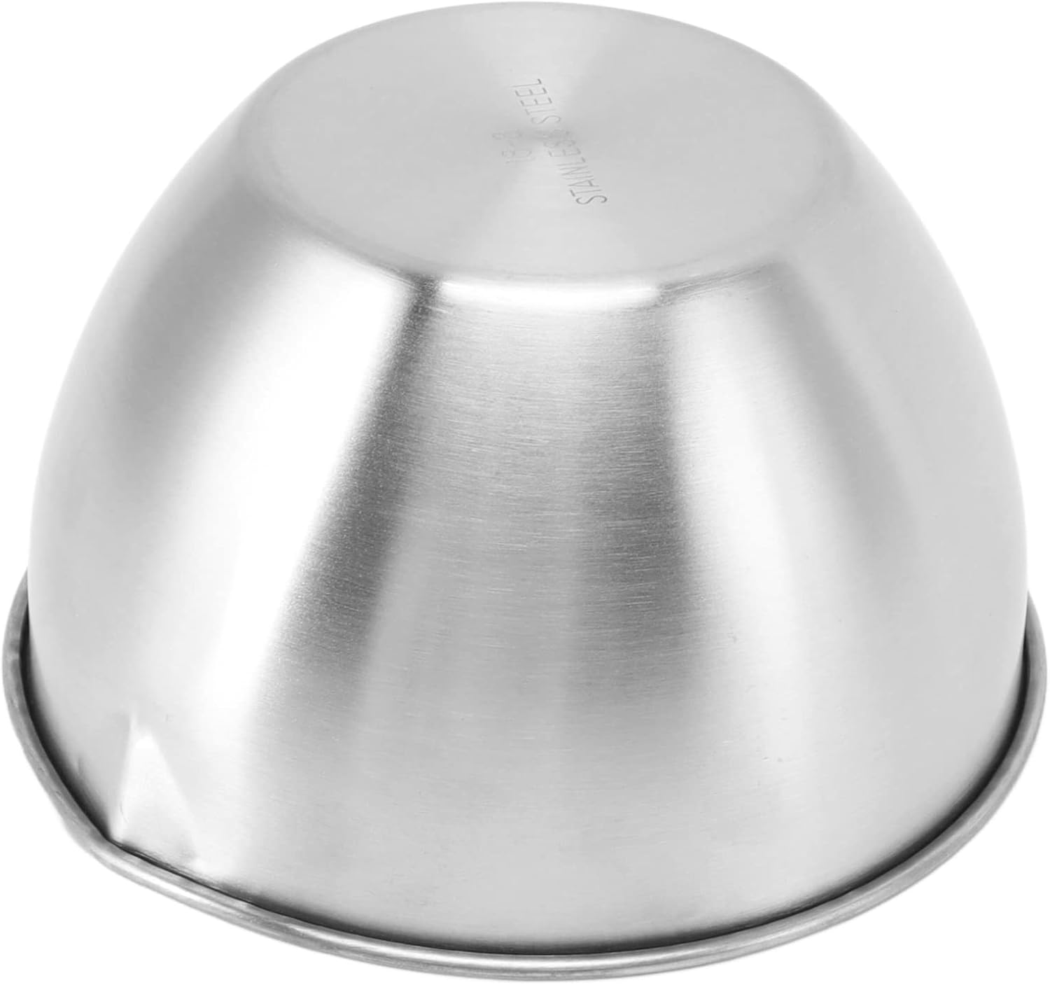 Tazón de acero inoxidable, cuencos de almacenamiento para refrigerador, aptos para lavavajillas, cuencos gruesos para servir con báscula para