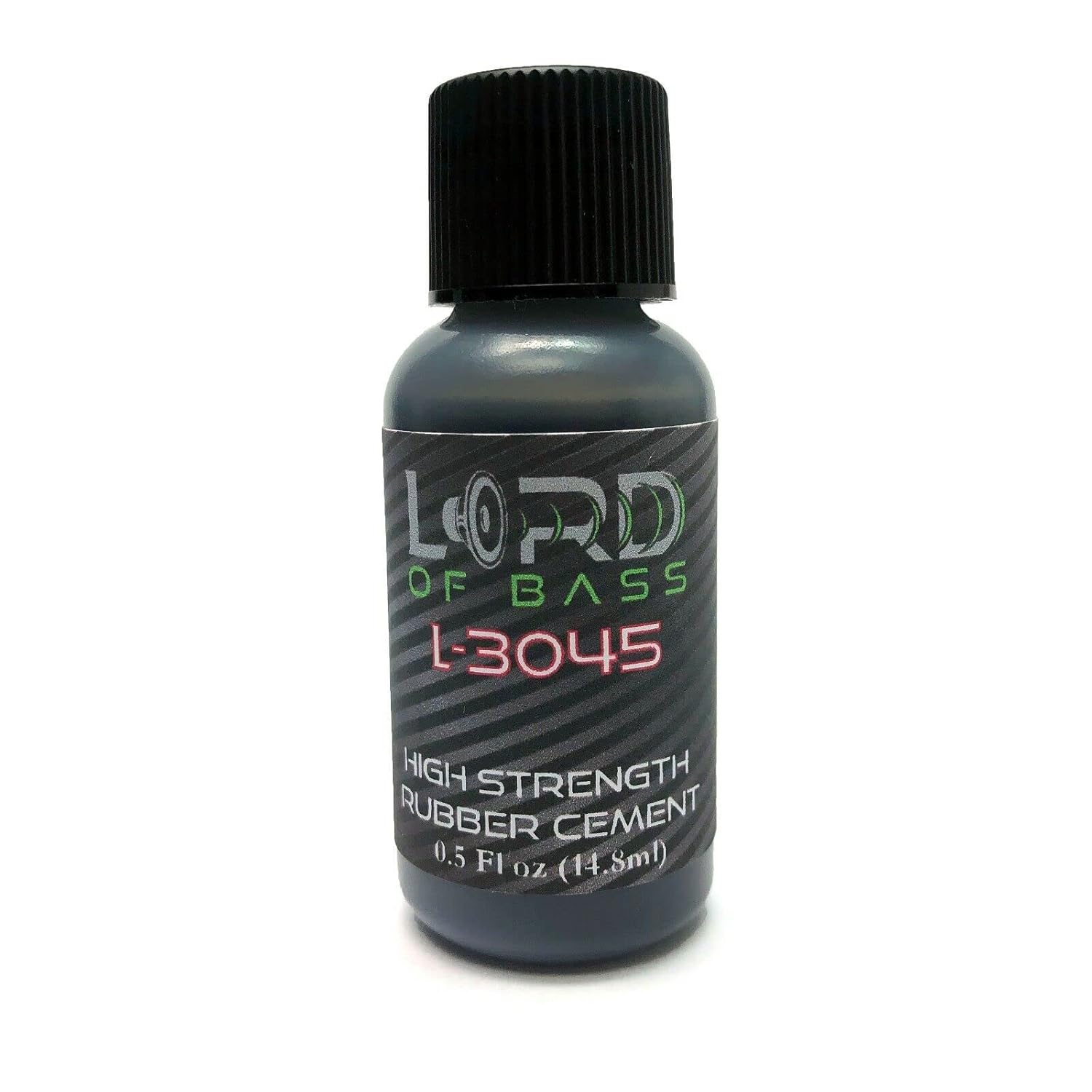 Lord of Bass Pegamento adhesivo de reparación de altavoz de goma negro de alto grado 12 oz