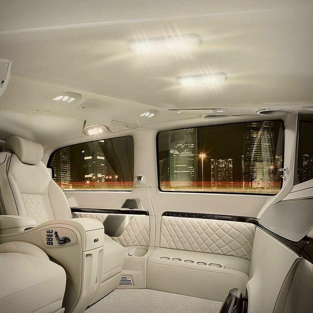 Luces LED de 12 voltios con interruptor de encendidoapagado, luz diurna 6500K 8W 600LM, iluminación interior para caravana, furgoneta, remolque,