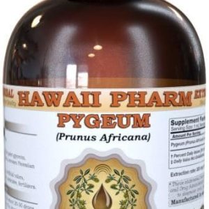 Hawaii Pharm Extracto líquido de Pygeum (Pygeum Africanum), tintura, suplemento de hierbas, fabricado en EE. UU., 4 onzas líquidas Hawaii Pharm Extracto líquido de Pygeum (Pygeum Africanum), tintura, suplemento de hierbas, fabricado en EE. UU., 4 onzas líquidas