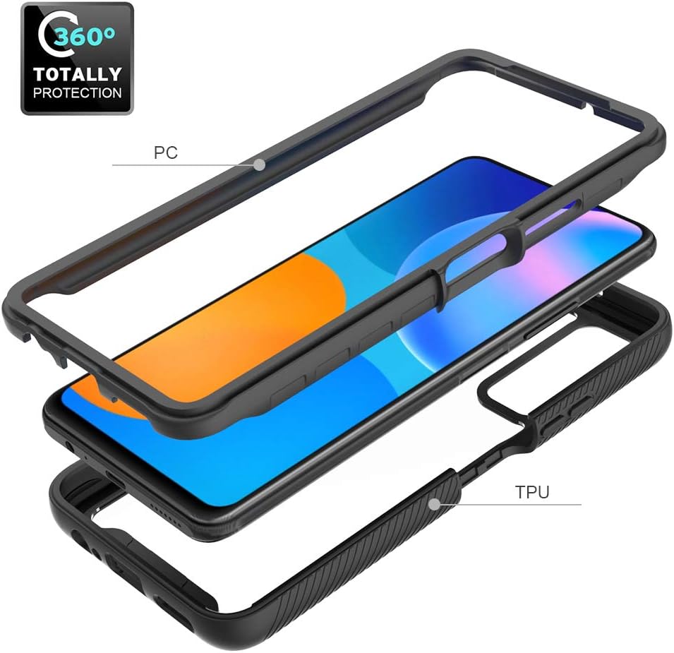 Case for Honor 10X Lite – Funda protectora anticaídas y absorbe los golpes para Huawei Y7a PPA-L02B PPA-L03B PPA-LX3B PPA-L23B  P Smart 2021 PPA-LX2