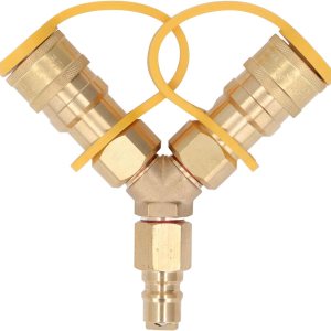 plplaaoo Divisor Y, adaptador de conexión rápida de gas natural, kit de conversión de gas natural, conexión rápida de gas natural, para generadores plplaaoo Divisor Y, adaptador de conexión rápida de gas natural, kit de conversión de gas natural, conexión rápida de gas natural, para generadores