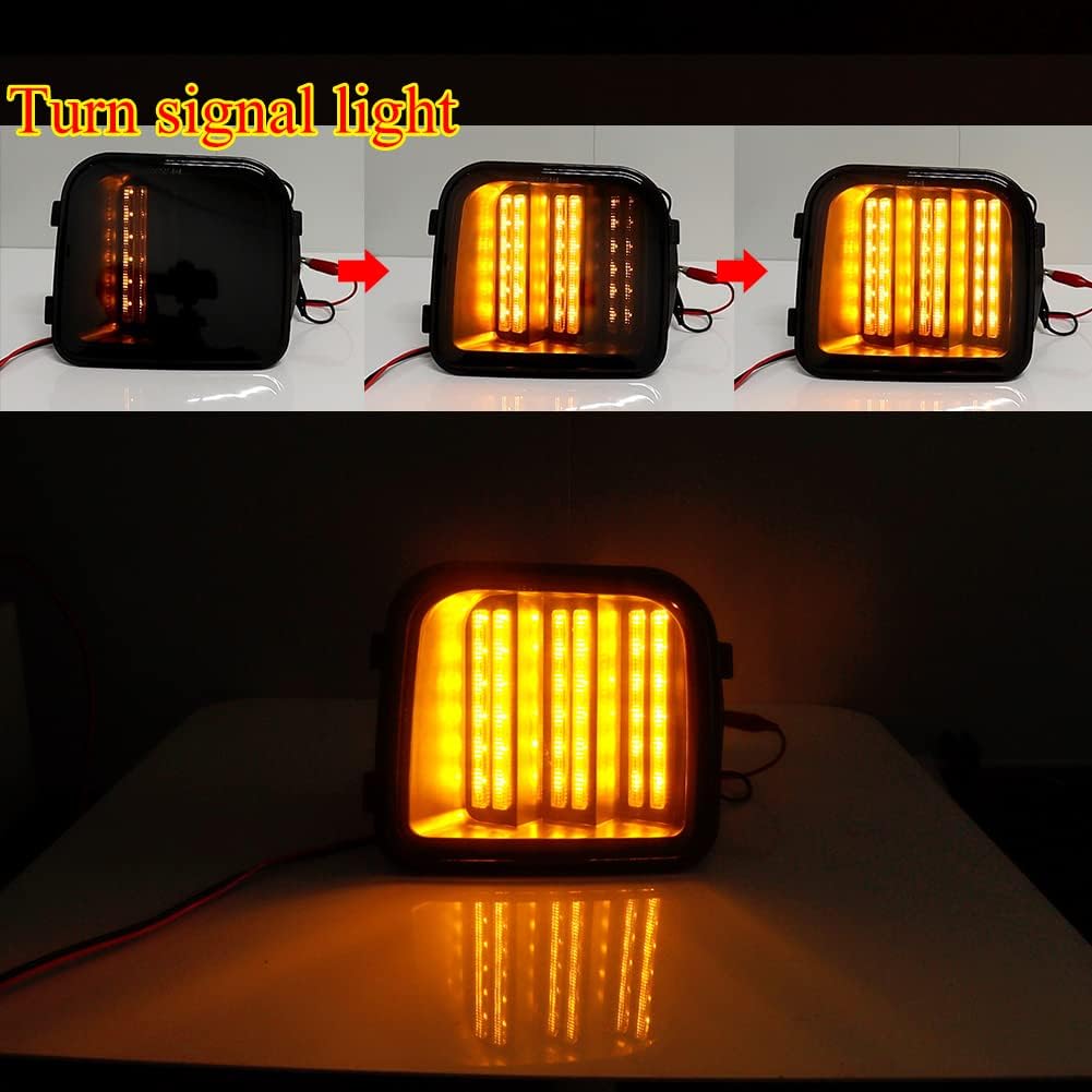 KENRTIR Para 2006 2007 2008 2009 2010 Hummer H3 H3T parachoques delantero esquina marcador lateral estacionamiento luces de señal de giro lente