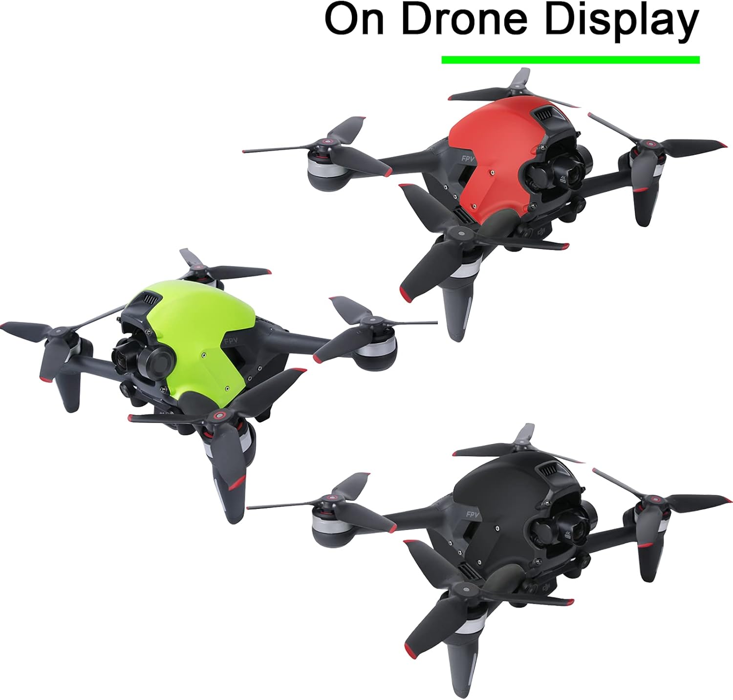 FPV Carcasa superior compatible con dron DJI FPV, cubierta de repuesto de respaldo, Fly More Kit combinado con vista en primera persona Drone UAV