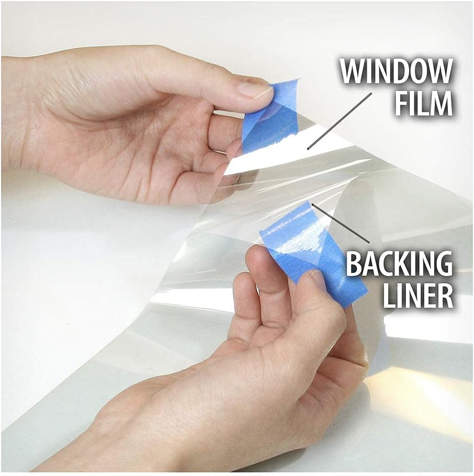 BDF S2M – Película transparente para ventana con bloqueo UV (60 pulgadas x 24 pies)