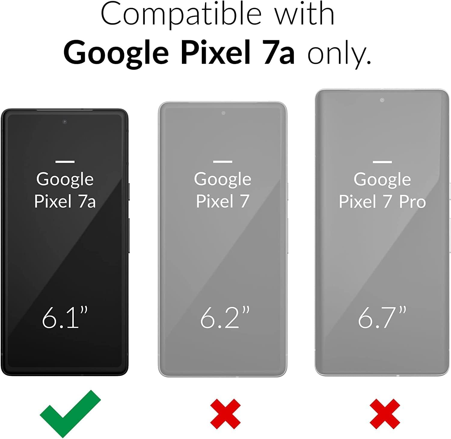 oakxco Funda para teléfono Google Pixel 7A de silicona líquida, color sólido brillante fluorescente, bonita funda protectora delgada y delgada de