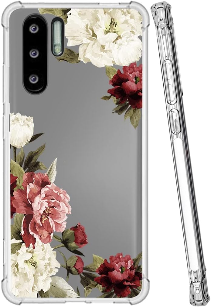 Funda transparente para Huawei P30 Pro VOG-L29 VOG-L04 para niñas y mujeres, TPU suave a prueba de golpes, funda protectora transparente para Huawei