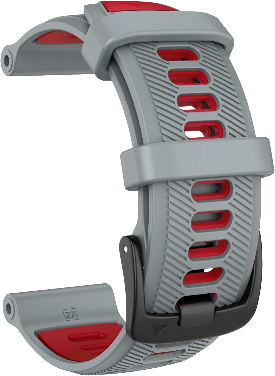 ISABAKE Correa de reloj para Garmin Forerunner 965Forerunner 955Forerunner 945Forerunner 935, bandas de repuesto de silicona suave de 0.866 pulgadas