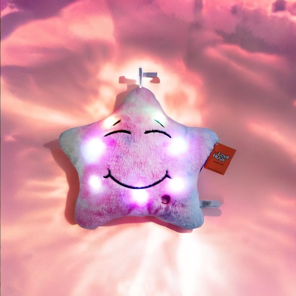 LoveHugs Juguetes sensoriales de peluche con estrellas musicales, juguetes sensoriales para autismo, juguetes para recién nacidos, juguetes