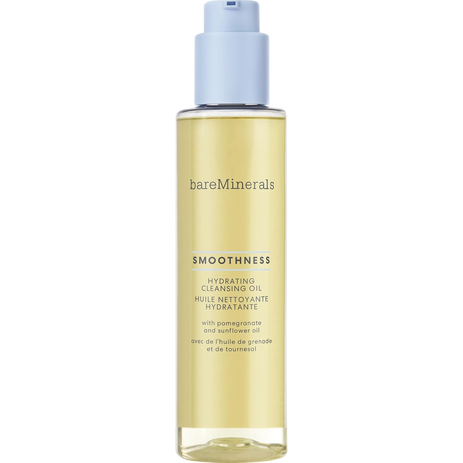 bareMinerals Limpiador de aceite hidratante suave, aceite limpiador suave para la cara, removedor de maquillaje impermeable, no comedogénico, vegano