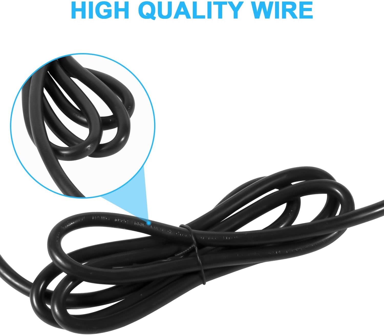 Elemento calefactor eléctrico para ahumador y parrilla con controlador de cable de termostato ajustable, elemento calefactor de 1500 W para