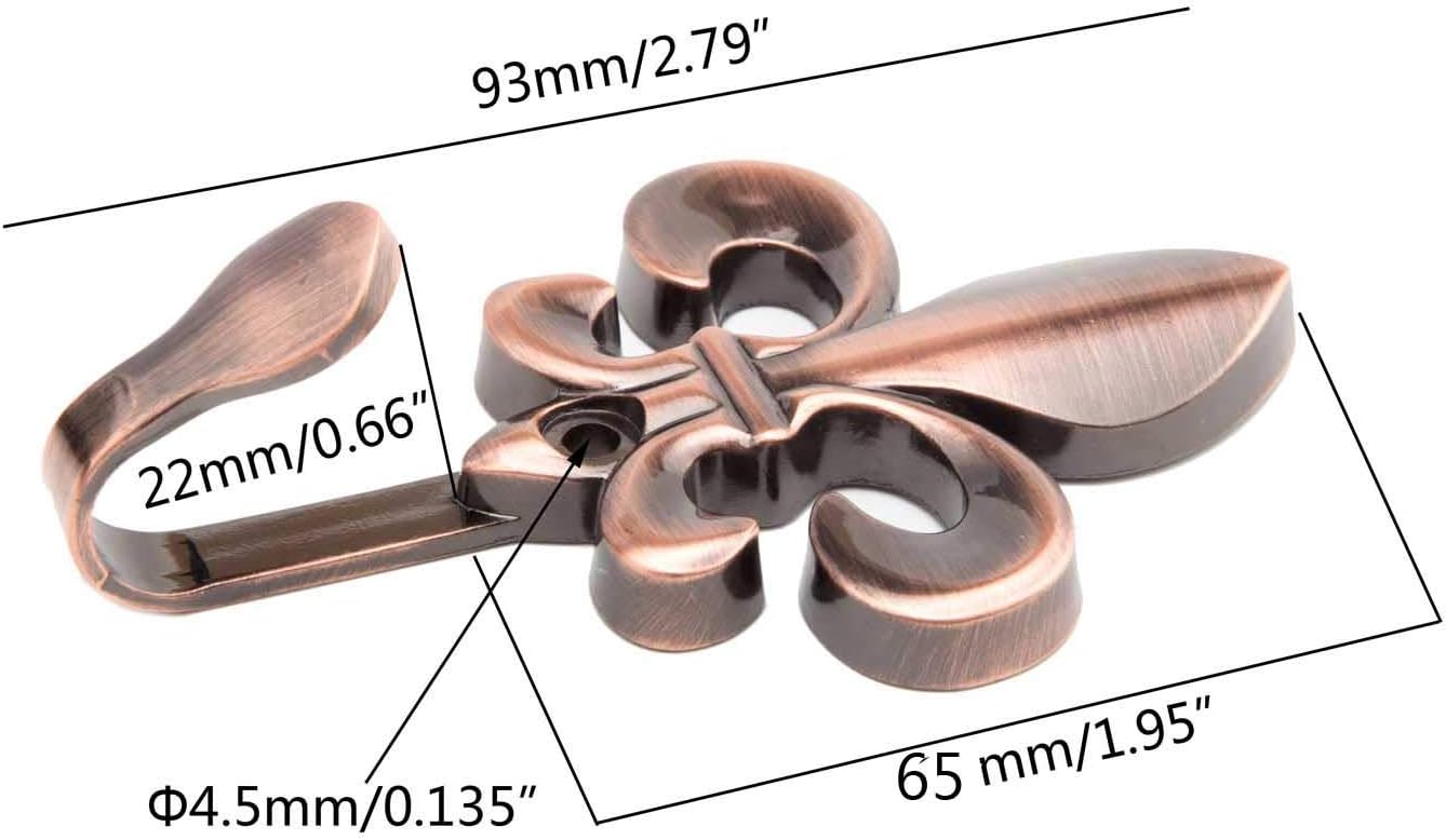 Ganchos decorativos para toallas de baño, ganchos decorativos de pared para abrigos, ganchos de metal resistentes, ganchos para colgar en la pared,