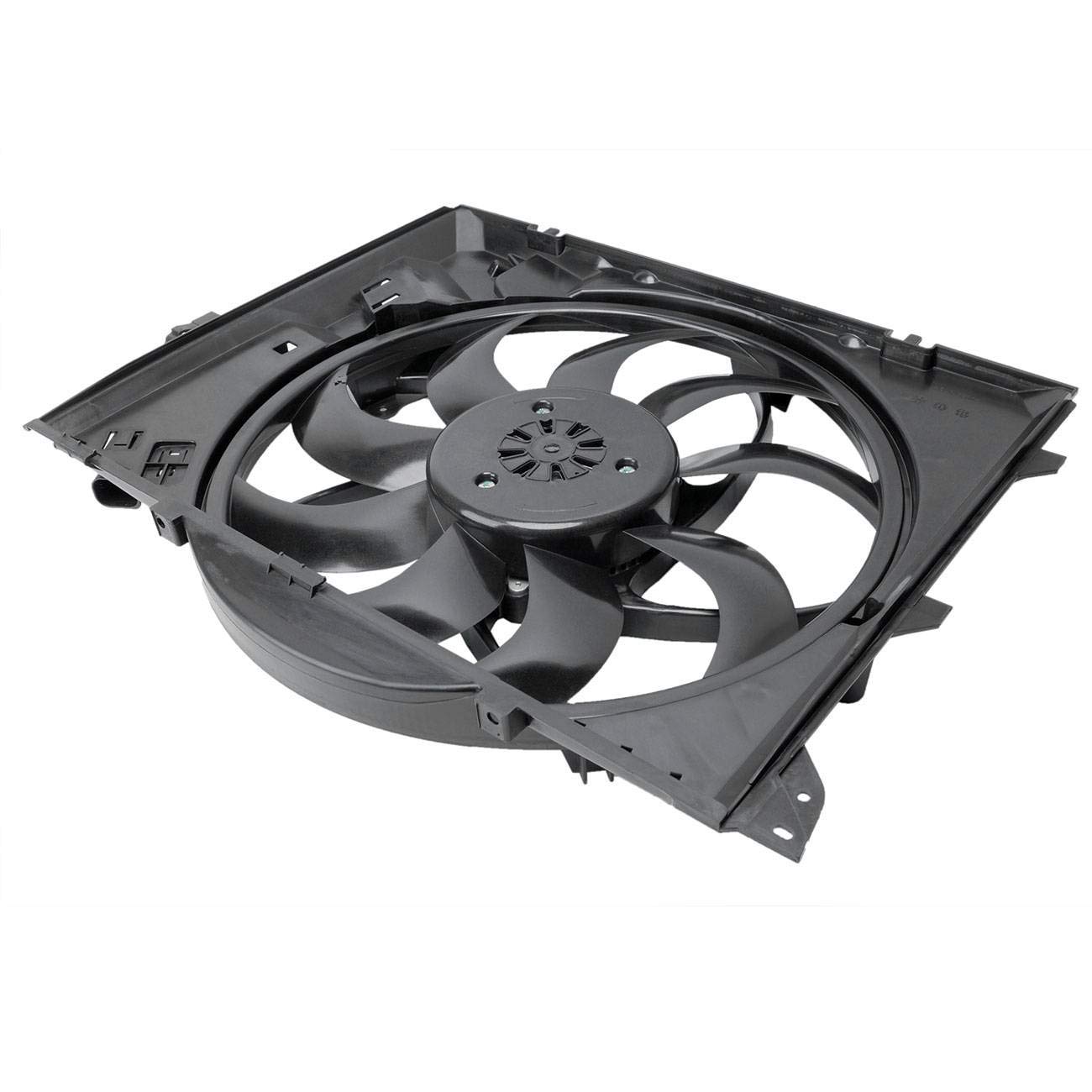 Bapmic 17427562080 Conjunto de ventilador de refrigeración del radiador para BMW E87 E90 128i 323i 325i 328i 330i