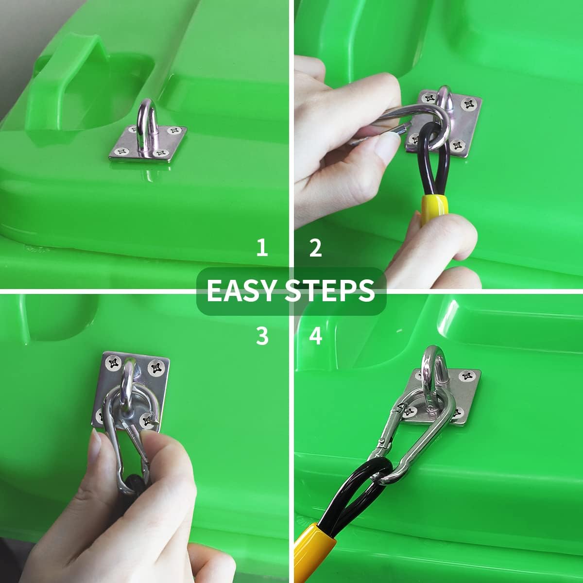 Cerradura de tapa de bote de basura, cerraduras para botes de basura para animales, bloqueo de tapa universal de metal para latas de basura al aire