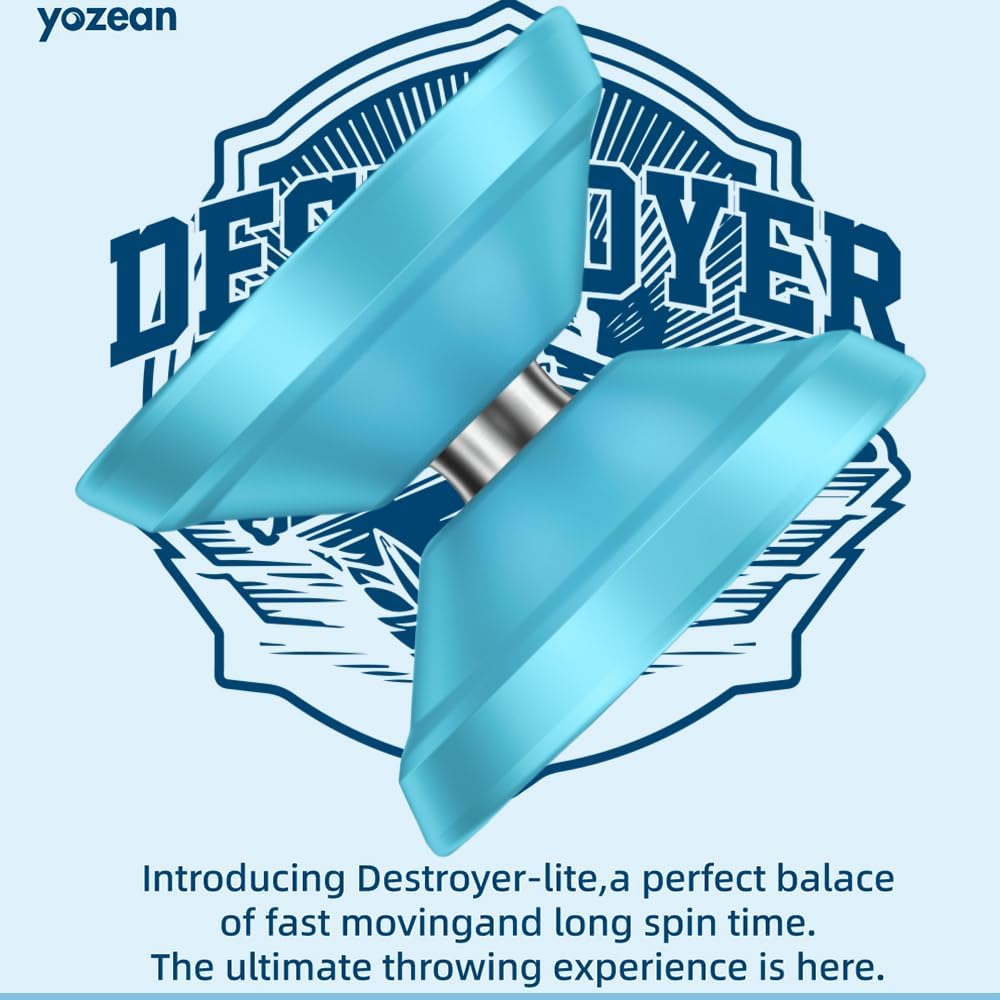 Yozean – Yoyo, yoyo profesional sin respuesta con cuerda, eje de acero Yo Yo y cuerpo de aluminio de aleación 6061, competencia 1A, 3A, 5A