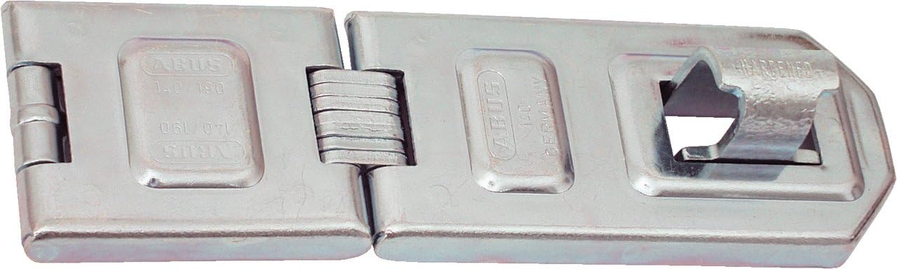 Abus Cerrojo de acero inoxidable 140190 C, 7-12 pulgadas, plateado