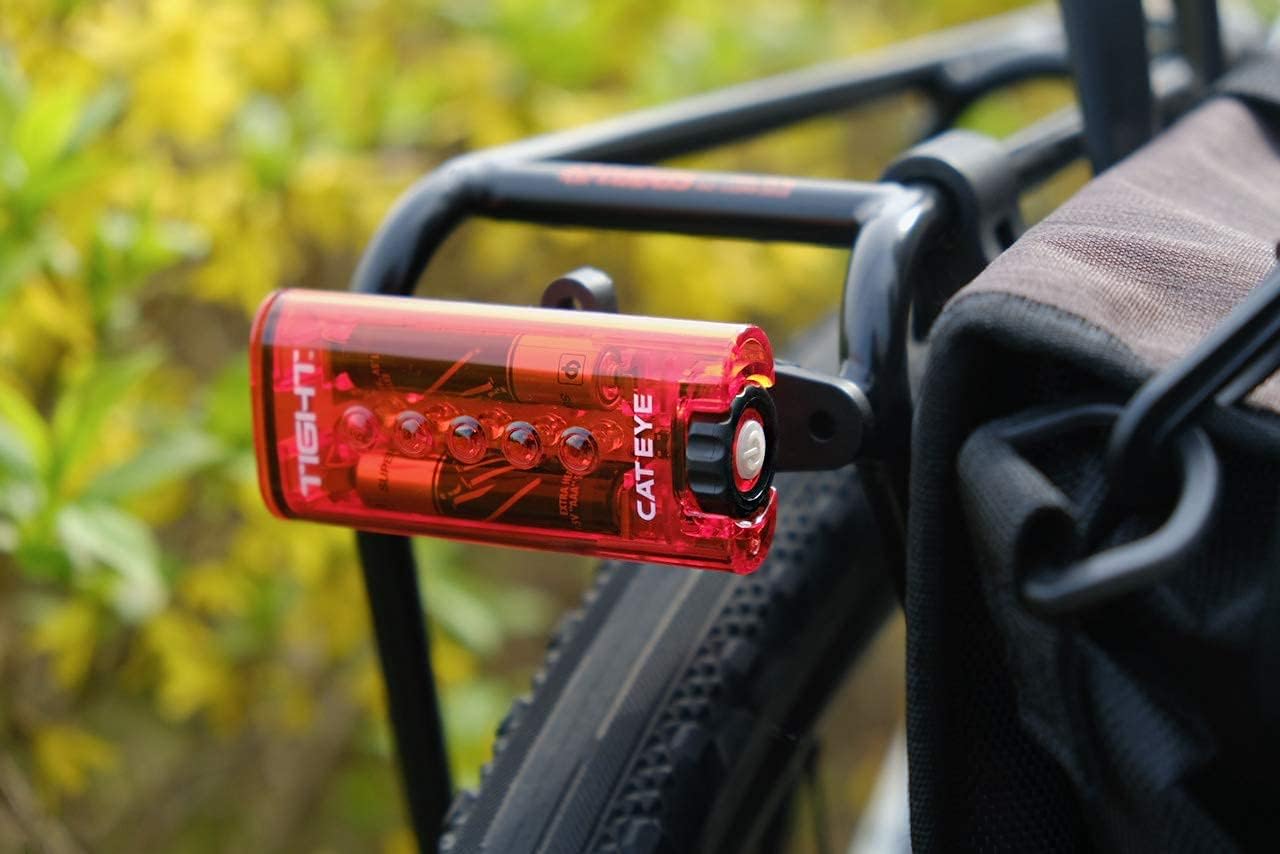 CATEYE – Luz trasera trasera LED cinética apretada para bicicleta