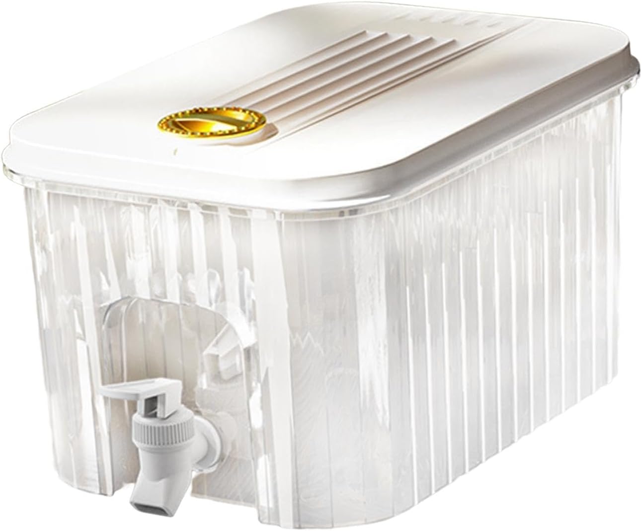 Hervidor de agua fría con grifo, dispensador de bebidas, contenedor de bebidas duradero de gran capacidad, jarra de agua fría, para reunión de barra