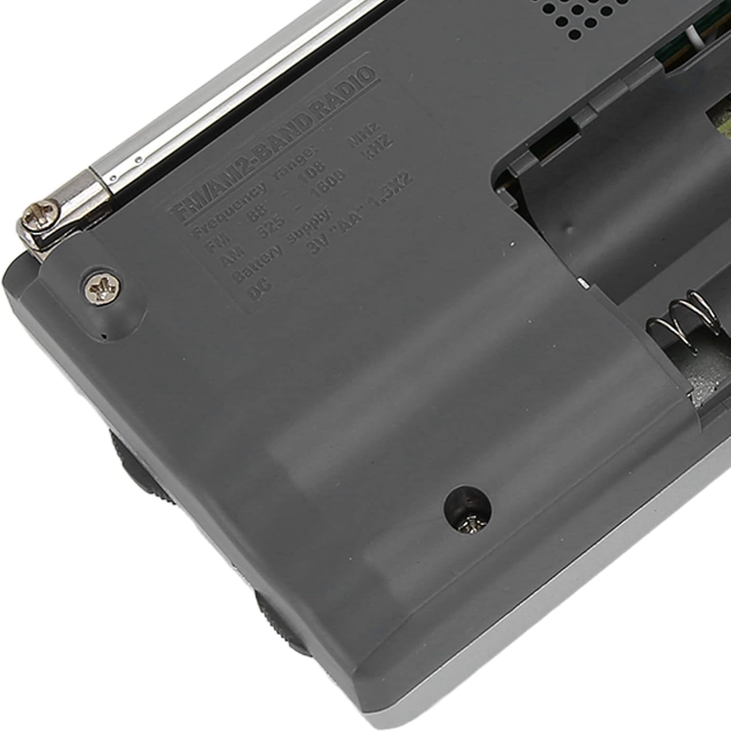 Radio AM FM portátil con conector para auriculares, radio de transistor de bolsillo portátil de larga duración con altavoz de 5 W, para el hogar al