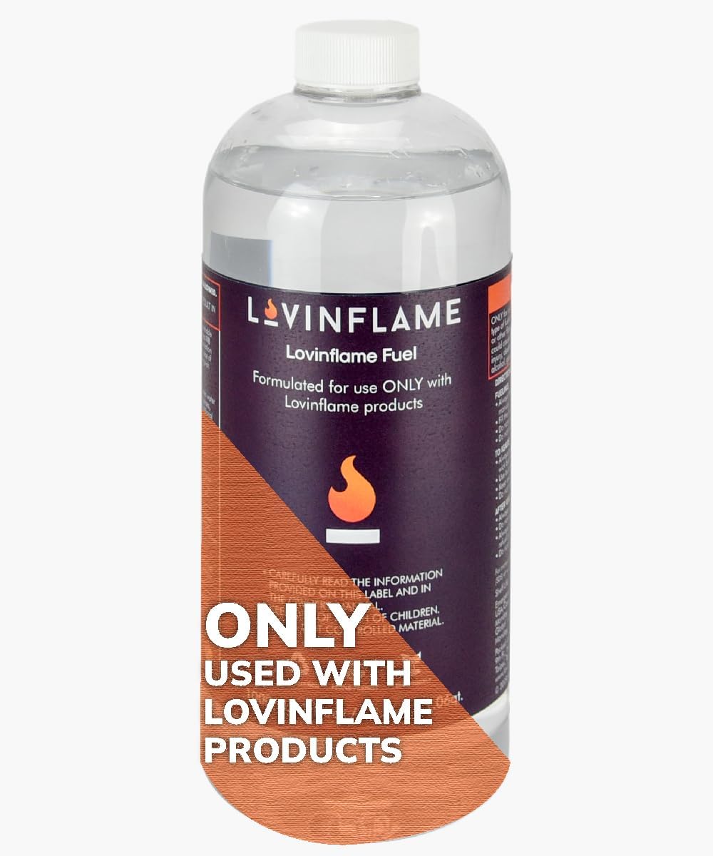 Combustible exclusivo para chimeneas Lovinflame, hogueras, cuencos de fuego, velas no tóxicas, no inflamables, solubles en agua, seguras para