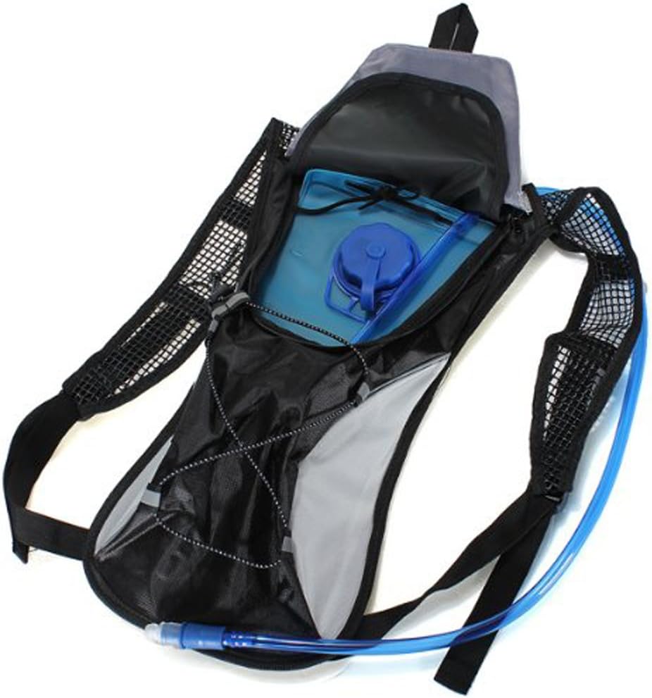 Mochila de agua con vejiga para andar en bicicleta Senderismo, escalar + 2L Bolsa de hidratación