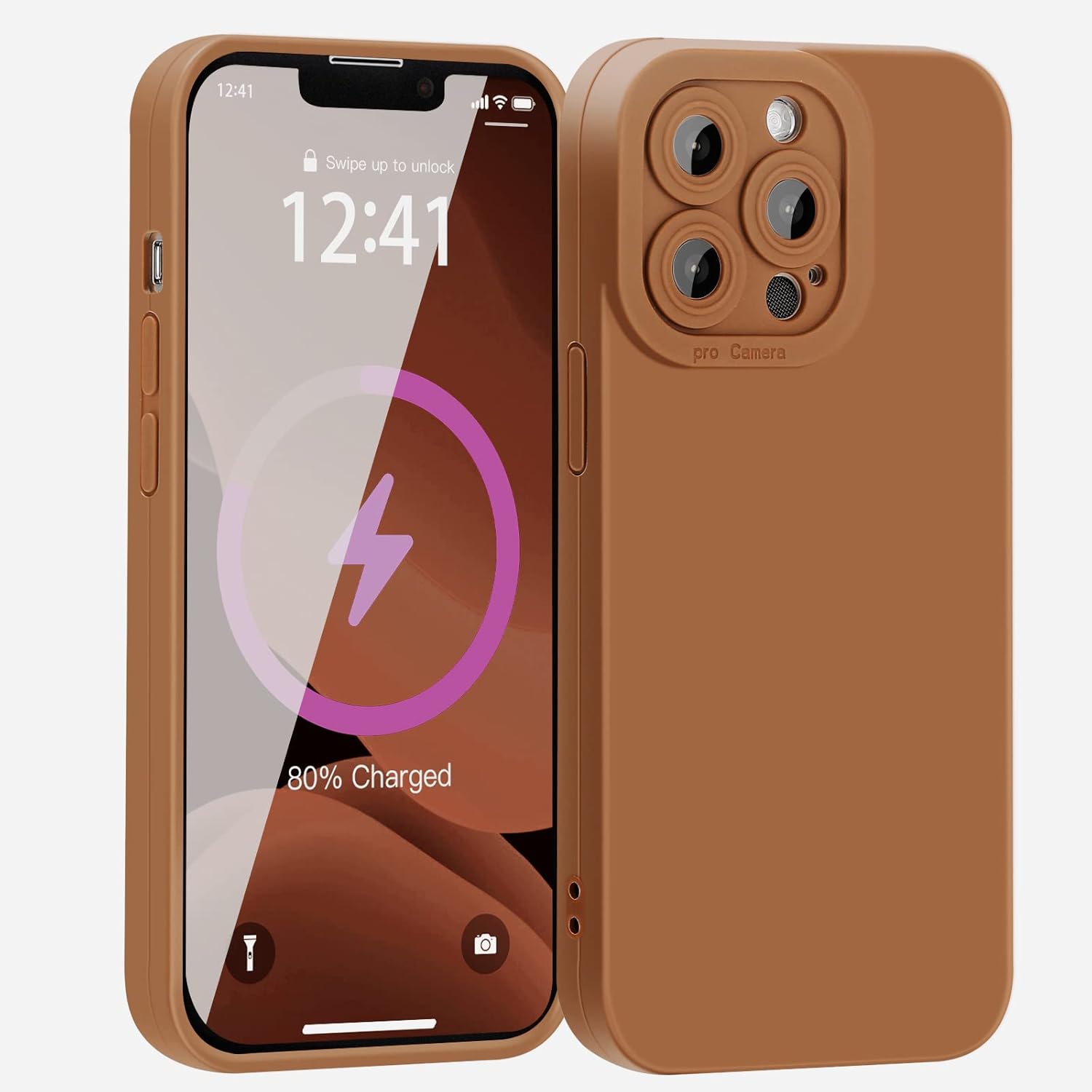 YZR Designed for iPhone 13 Pro Max Case, Soft Liquid Silicone Slim Protective Shockproof Phone Case Cover with Anti-Scratch Microfiber Lining, 6.7