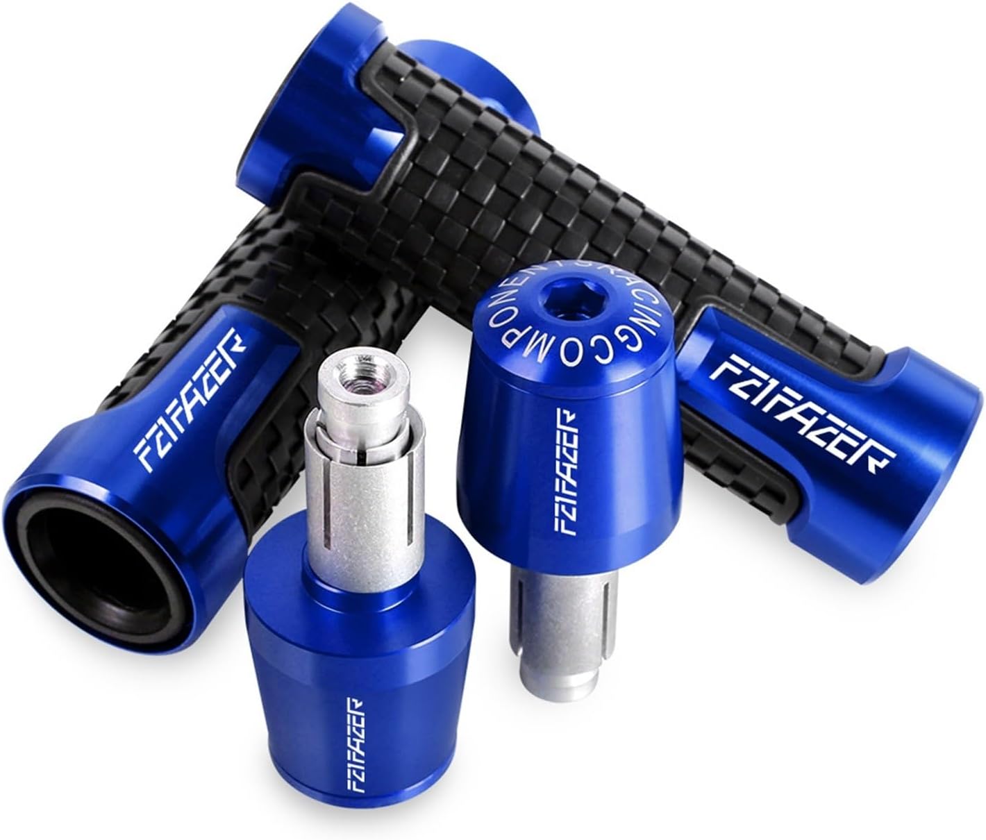 Para Yamaha FZ1FAZER FZ 1 FAZER 2001 2002 2003 2004 2005 motocicleta antideslizante manillar manillar agarre tapa tapa mano Grips (Color  2)