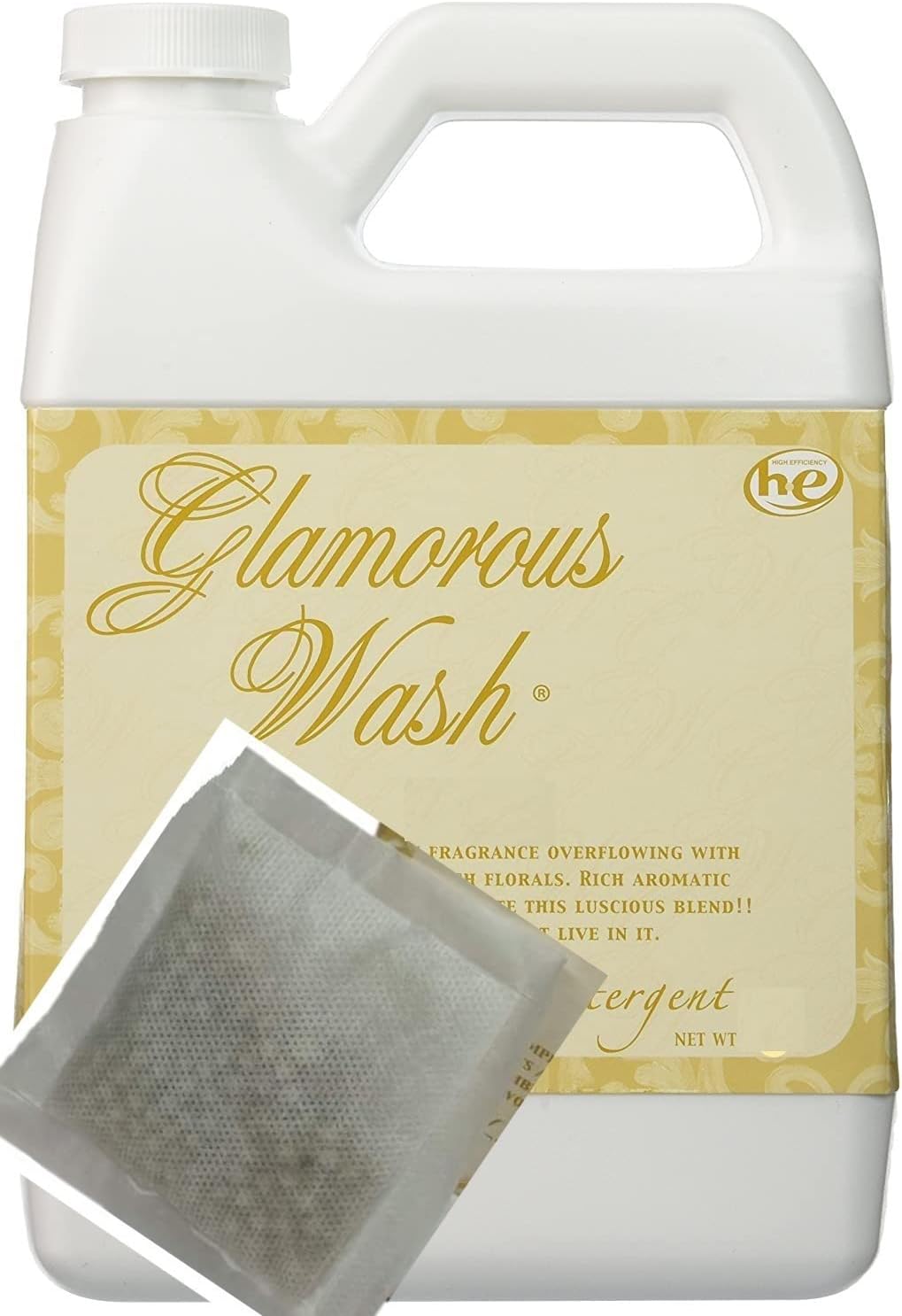 Tyler Glamorous Wash – Detergente fino para ropa de 32 onzas líquidas (31.99 oz) con bolsa para secadora