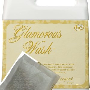 Tyler Glamorous Wash – Detergente fino para ropa de 3.78 litros (icono de 128 onzas, 128 onzas líquidas (paquete de 1)) con bolsa para secadora Tyler Glamorous Wash – Detergente fino para ropa de 3.78 litros (icono de 128 onzas, 128 onzas líquidas (paquete de 1)) con bolsa para secadora