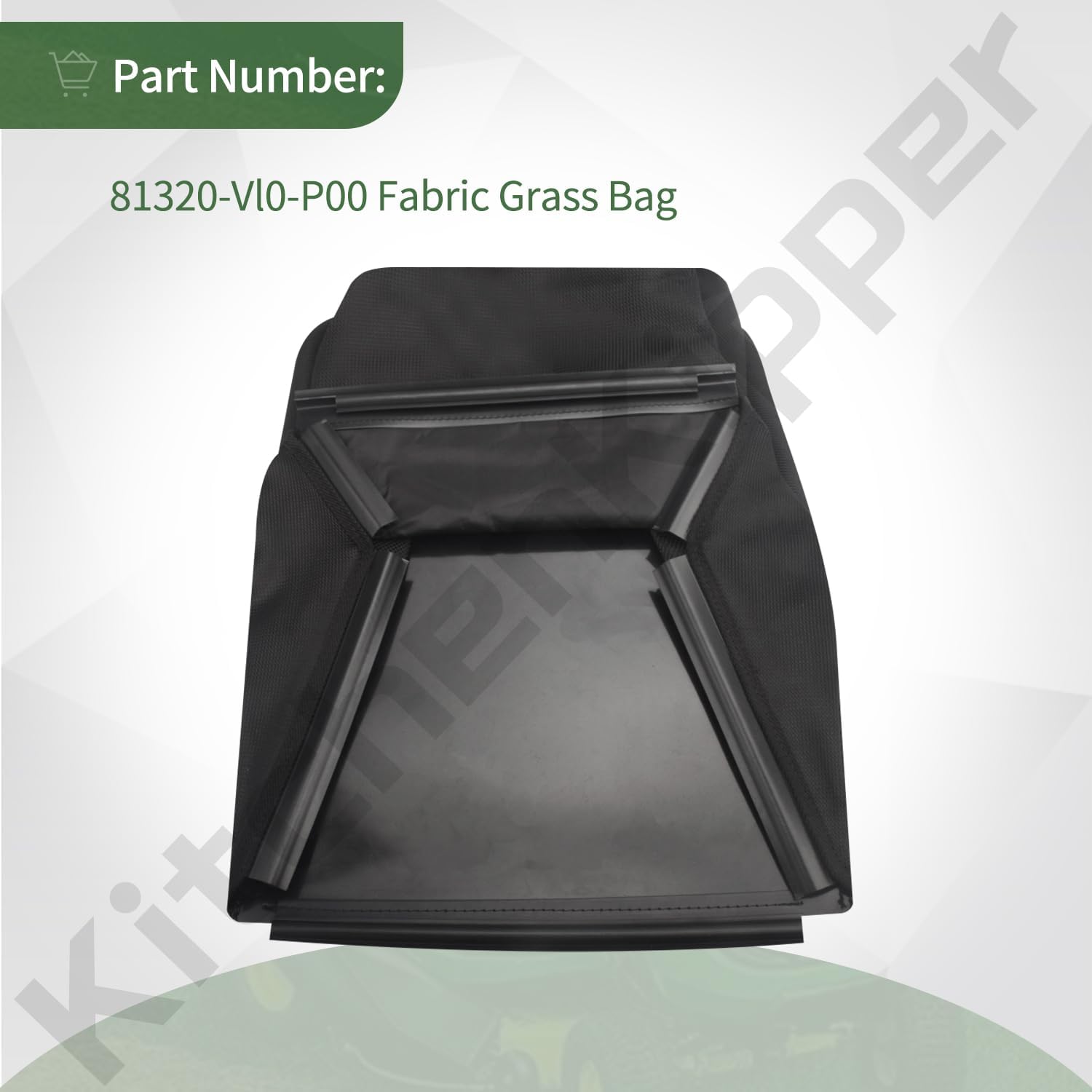 KitchenKipper 81320-Vl0-P00 – Bolsa de césped de tela para cortacésped Hon-Da Hrr Series Walk-Behind, compatible con los modelos HRR216K8 PKAA,