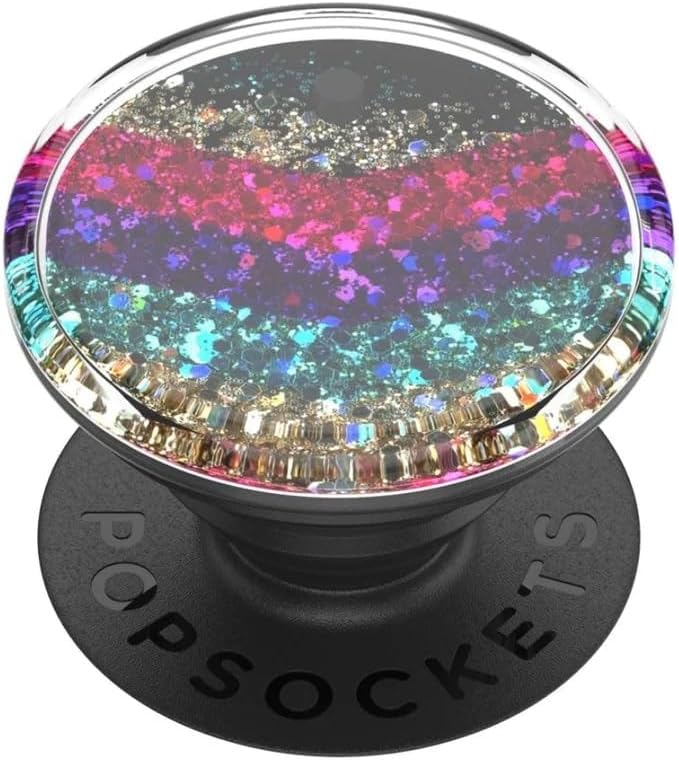PopSockets Agarre y soporte para teléfono con parte superior intercambiable – Tidepool Chevron