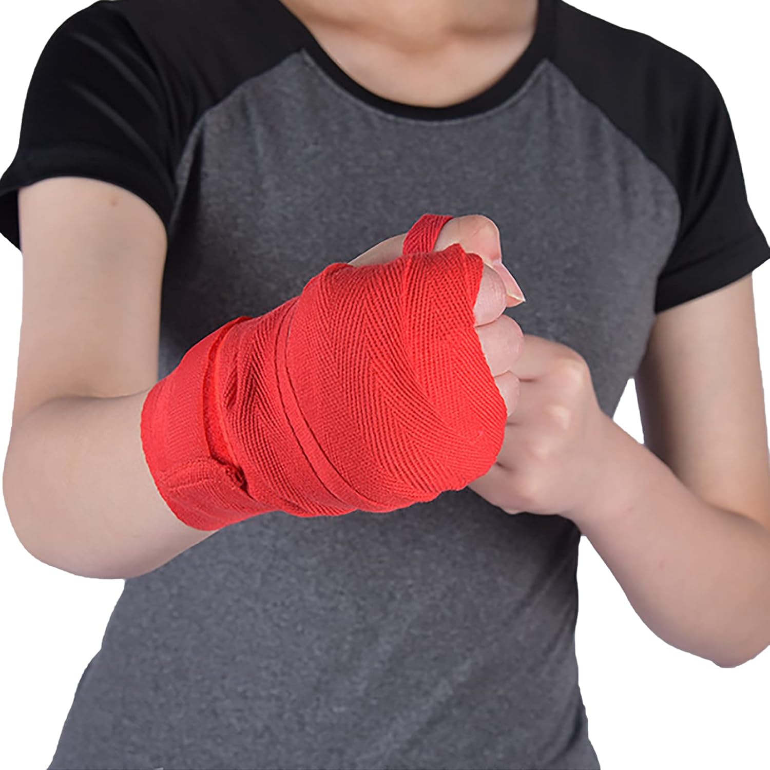 2 piezas de boxeo vendaje elástico de compresión para muñeca, guantes interiores de entrenamiento para artes marciales artes marciales, kickboxing,