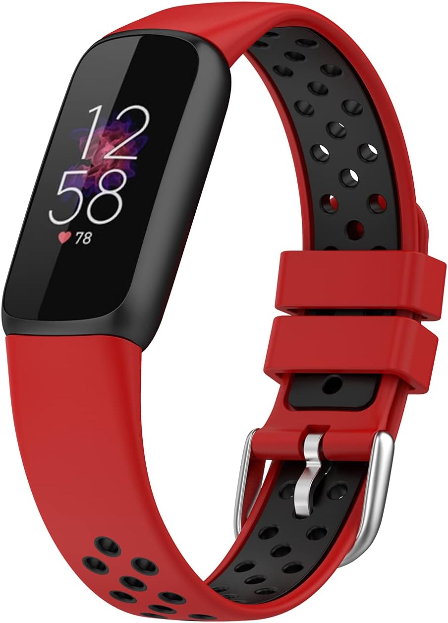Correas de repuesto compatibles con correas Fitbit Luxe, accesorios para reloj inteligente, bandas de silicona transpirable, correa deportiva de