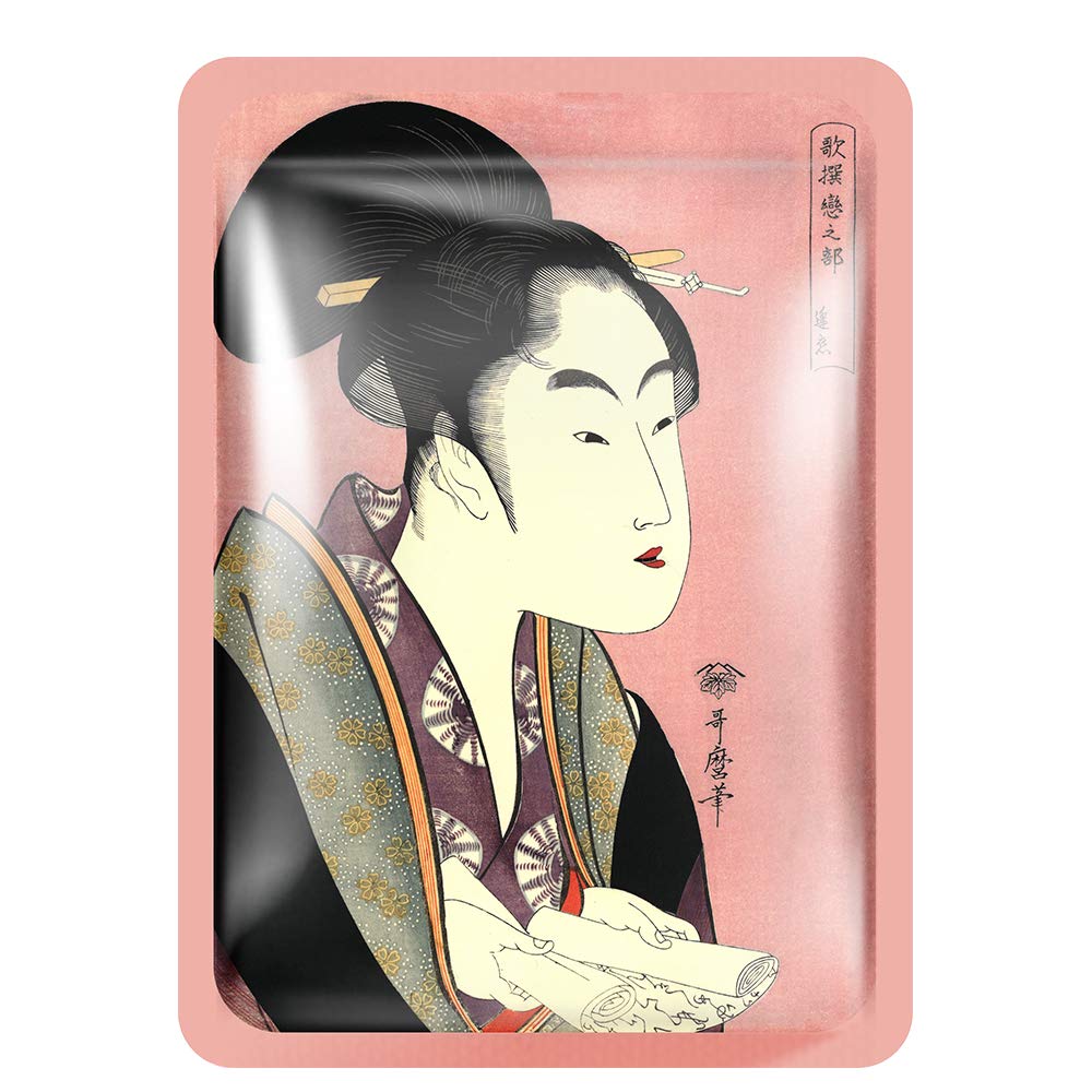 MITOMO LIFE Mitomo Aceite de caballo y máscara facial de matcha JP005-A-0 – 10 piezas