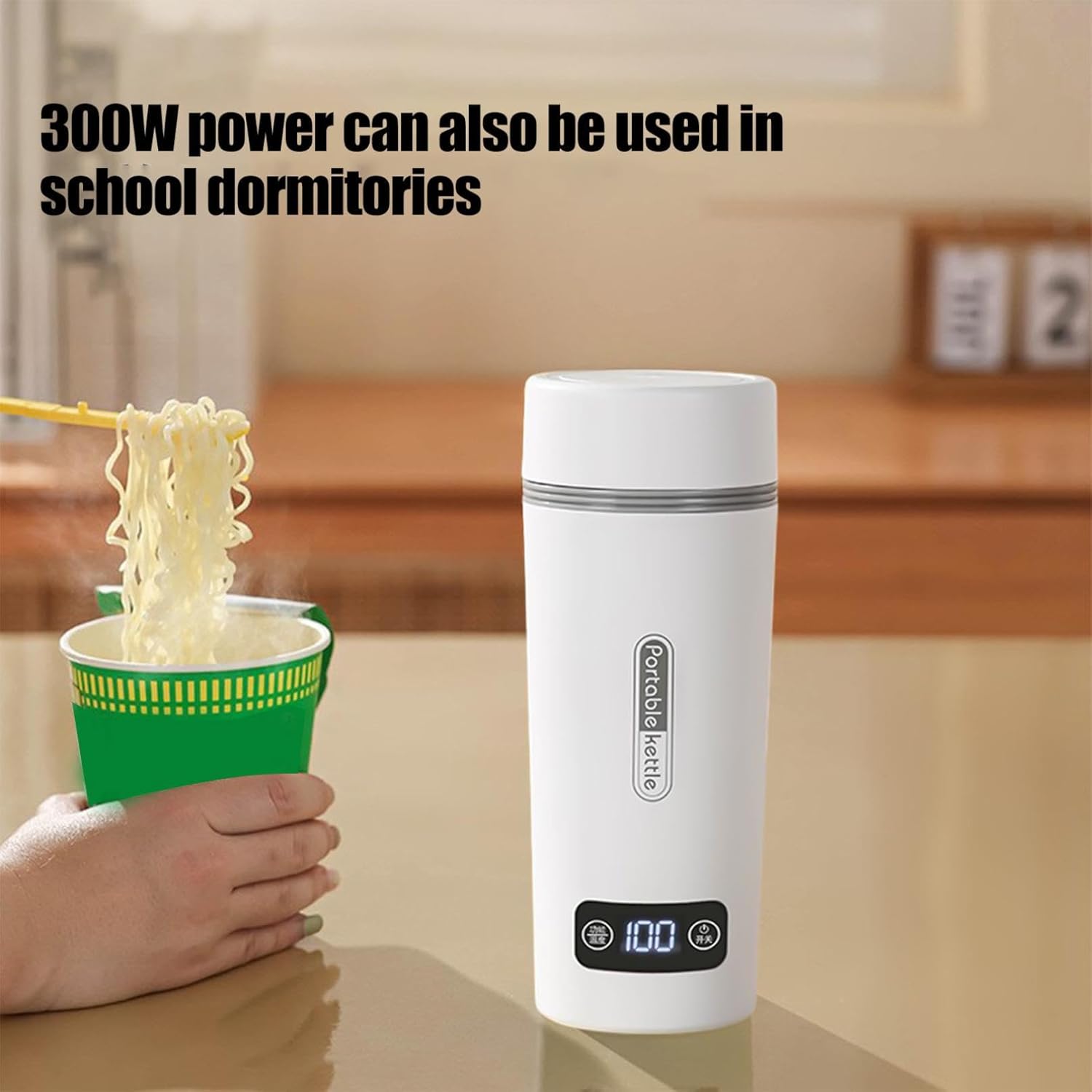 Hervidores eléctricos portátiles para agua hirviendo, hervidor eléctrico de viaje, pequeño, hervidor de té, hervidor de agua, calentador de agua de
