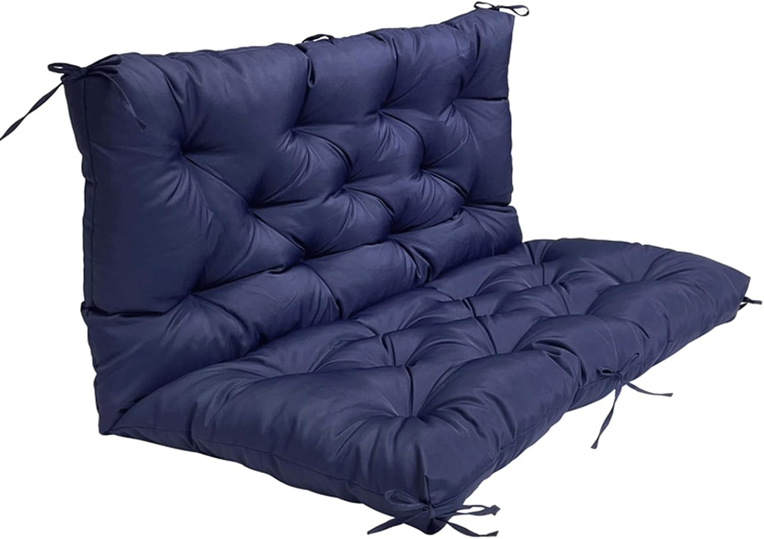 Cojines de columpio para porche, cojín de banco impermeable para muebles de exterior, cojines de repuesto lavables de 2 a 3 plazas, cojines de