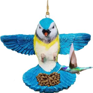 Comedero de resina con forma de rana o pájaro, comederos creativos, organizadores de llaves, bañeras para pájaros para jardines, patios y Comedero de resina con forma de rana o pájaro, comederos creativos, organizadores de llaves, bañeras para pájaros para jardines, patios y