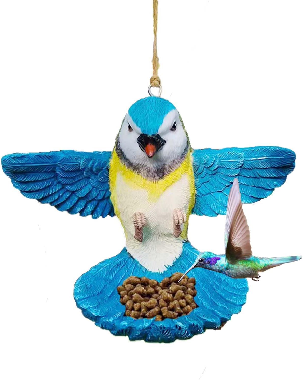 Comedero de resina con forma de rana o pájaro, comederos creativos, organizadores de llaves, bañeras para pájaros para jardines, patios y